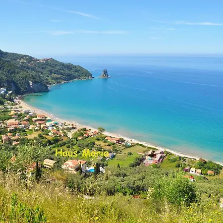 Agios Gordios With Pool Maria Lägenhet